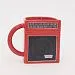 Кружка большая. Радиоприемник. Цвет красный.-0